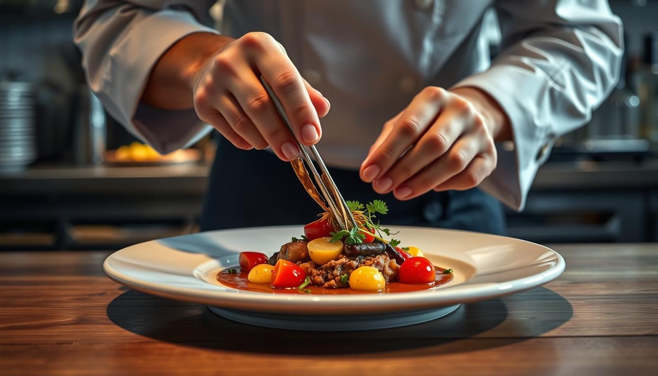 Measured baking ingredients prepared on a counter