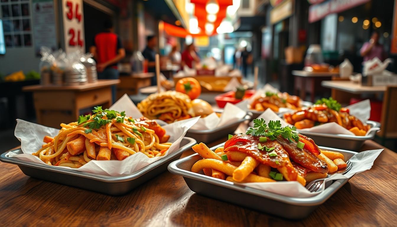 Quick weeknight dinner prepared in a home kitchen